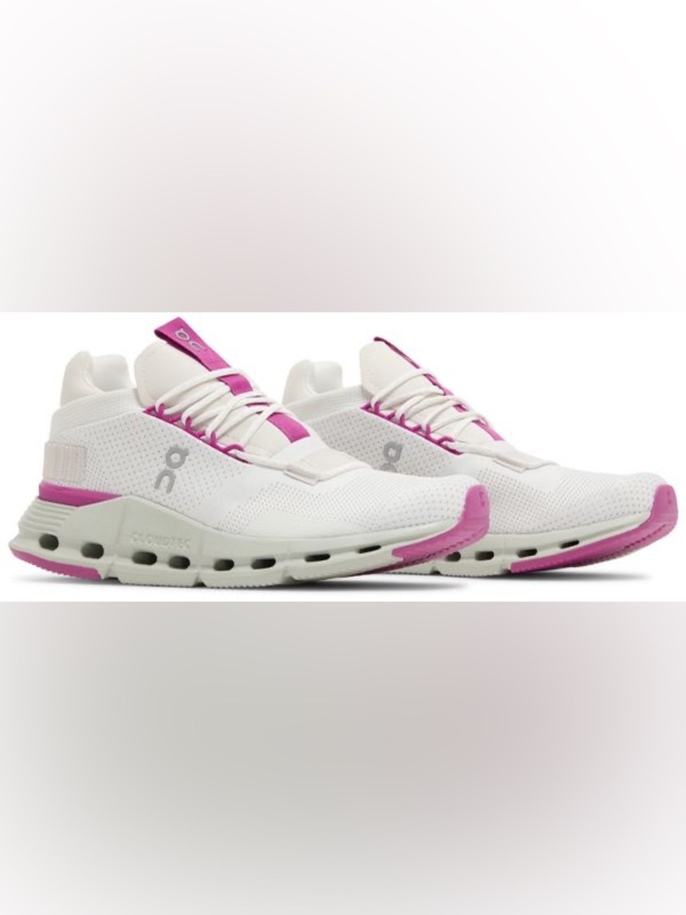 On Cloud Cloudtec "Barbie" Pink running shoes